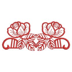 Redwork Rose Borders 08(Md)