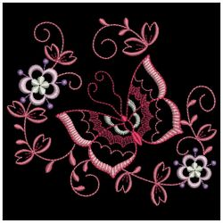 Jacobean Butterfly 02 machine embroidery designs