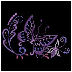 Jacobean Butterfly 08 machine embroidery designs