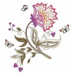 Jacobean Blooms 4 02(Sm) machine embroidery designs