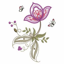 Jacobean Blooms 4 03(Md) machine embroidery designs