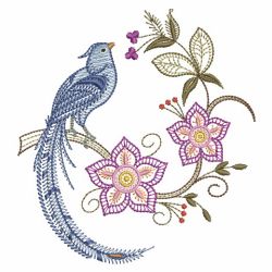 Jacobean Blooms 4 07(Md) machine embroidery designs