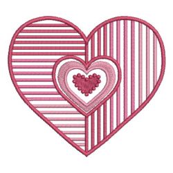 Fancy Hearts 01 machine embroidery designs