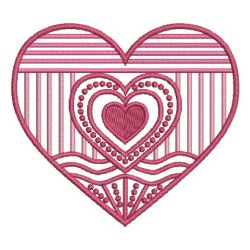Fancy Hearts 02 machine embroidery designs