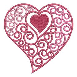 Fancy Hearts 04 machine embroidery designs