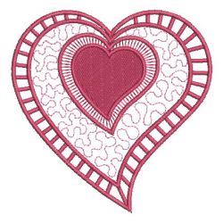 Fancy Hearts 05 machine embroidery designs