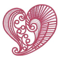 Fancy Hearts 07 machine embroidery designs