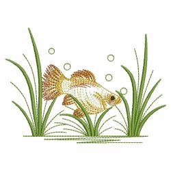 Vintage Fish 02(Md) machine embroidery designs