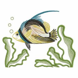 Vintage Fish 06(Md) machine embroidery designs
