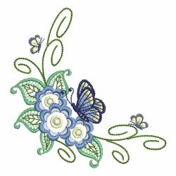 Butterfly Florals 09 machine embroidery designs