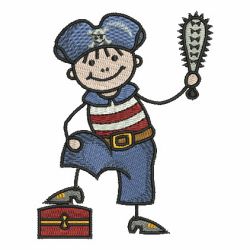 Stick Pirates 10 machine embroidery designs