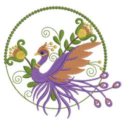 Circle Peacocks 01(Sm) machine embroidery designs