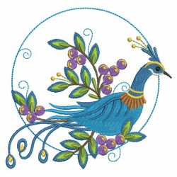 Circle Peacocks 02(Md) machine embroidery designs