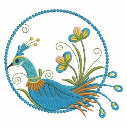 Circle Peacocks 03(Md) machine embroidery designs