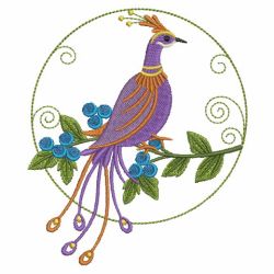 Circle Peacocks 05(Lg) machine embroidery designs