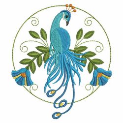 Circle Peacocks 06(Lg) machine embroidery designs