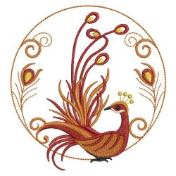 Circle Peacocks 08(Sm) machine embroidery designs