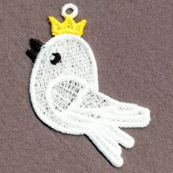 FSL Bird With Crown 04 machine embroidery designs