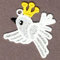 FSL Bird With Crown 06 machine embroidery designs