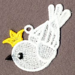 FSL Bird With Crown 07 machine embroidery designs