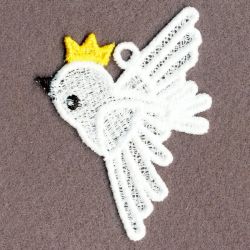 FSL Bird With Crown 08 machine embroidery designs