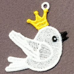FSL Bird With Crown 09 machine embroidery designs
