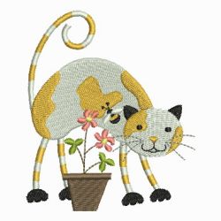 Stick Cats 05 machine embroidery designs