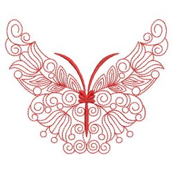 Redwork Floral Butterflies 05(Md)