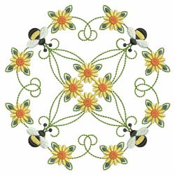 Heirloom Bee Quilt(Sm) machine embroidery designs