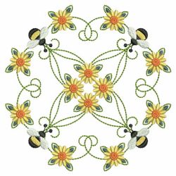Heirloom Bee Quilt(Sm) machine embroidery designs
