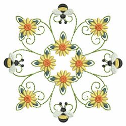 Heirloom Bee Quilt 05(Sm) machine embroidery designs