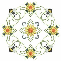 Heirloom Bee Quilt 08(Sm) machine embroidery designs