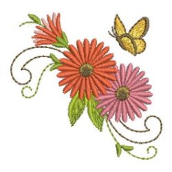 Summer Daisies 02(Lg) machine embroidery designs