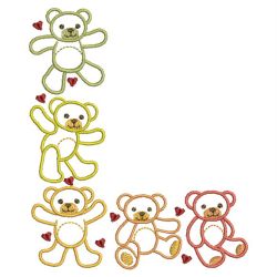 Cute Bears Decor 02(Md) machine embroidery designs