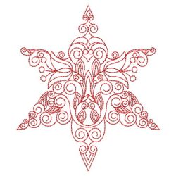 Redwork Floral Stars(Lg) machine embroidery designs