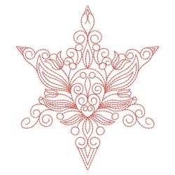 Redwork Floral Stars 10(Sm) machine embroidery designs