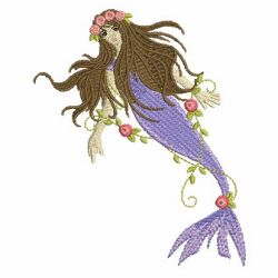 Mermaids 04 machine embroidery designs