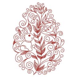 Redwork Easter Eggs 01(Lg) machine embroidery designs