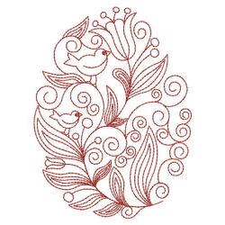 Redwork Easter Eggs 02(Lg) machine embroidery designs