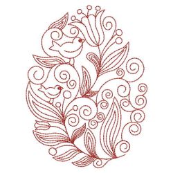 Redwork Easter Eggs 02(Sm) machine embroidery designs