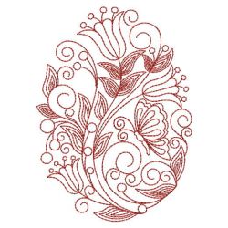 Redwork Easter Eggs 03(Md) machine embroidery designs