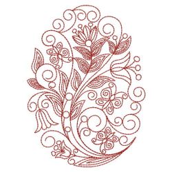 Redwork Easter Eggs 07(Md) machine embroidery designs