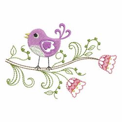 Sweet Birds 07 machine embroidery designs