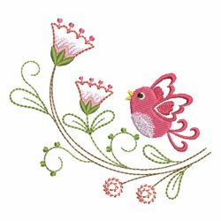 Sweet Birds 08 machine embroidery designs