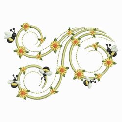 Swirly Bees 05(Lg)