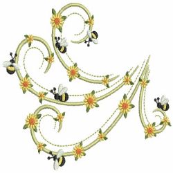 Swirly Bees 06(Lg)