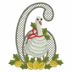 12 Days Of Christmas 06 machine embroidery designs