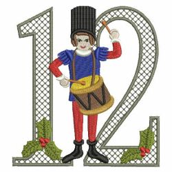 12 Days Of Christmas 12 machine embroidery designs