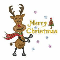 Christmas Reindeer 01 machine embroidery designs