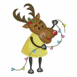 Christmas Reindeer 03 machine embroidery designs